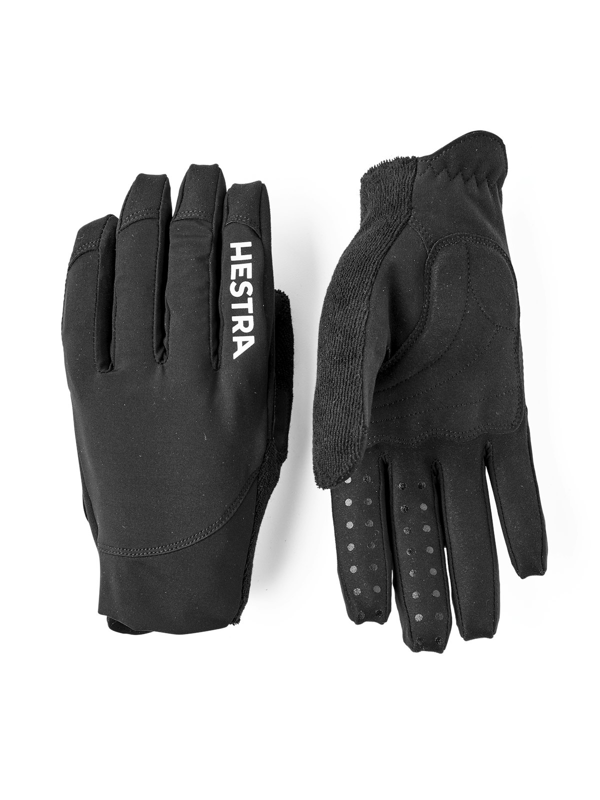Spiro Long 5-finger Black Hestra Gloves - Main Image